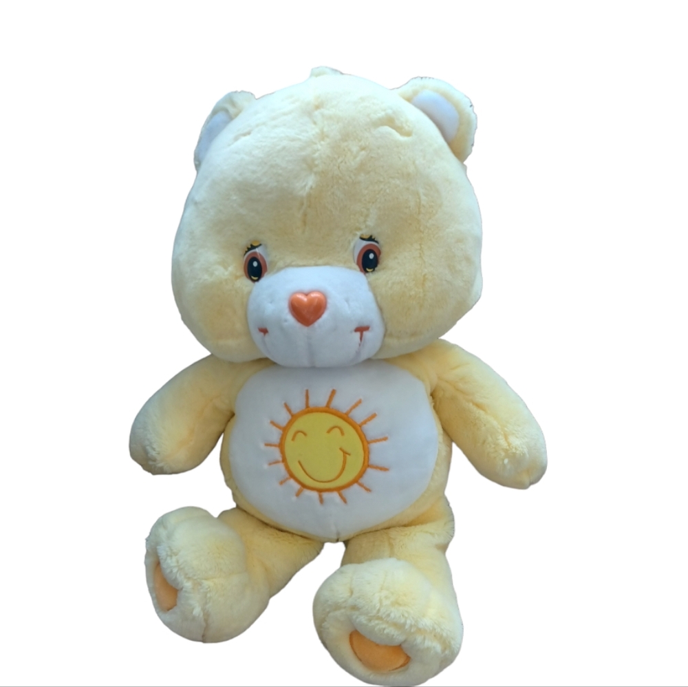 Care Bears Funshine sunshine cheerfull Bear 2002 Play Along 27 Inch Soft Plush